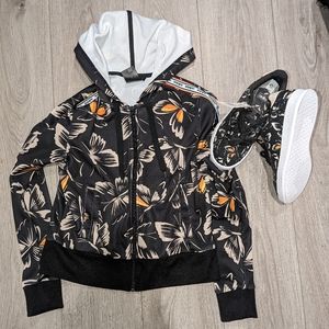 Adidas hoodie and shoes